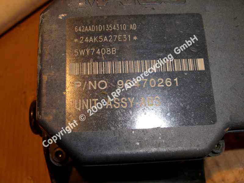 Daewoo Kalos ABS Block Hydroaggregat 96470254 MANDO BJ2005